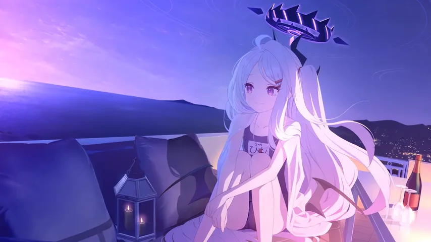 Blue Archive Hina Summer – Dota 2 Backgrounds mod