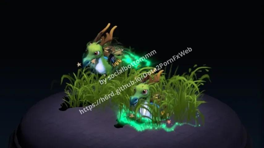 Emerald Ectoplasmgrass Osky – Dota 2 Couriers mod