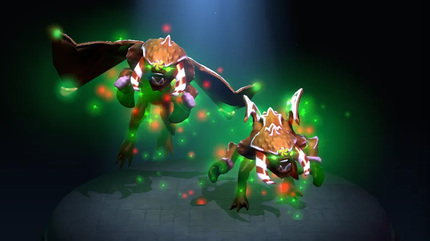 Gingerbread Baby Roshan Dota 2 mod preview
