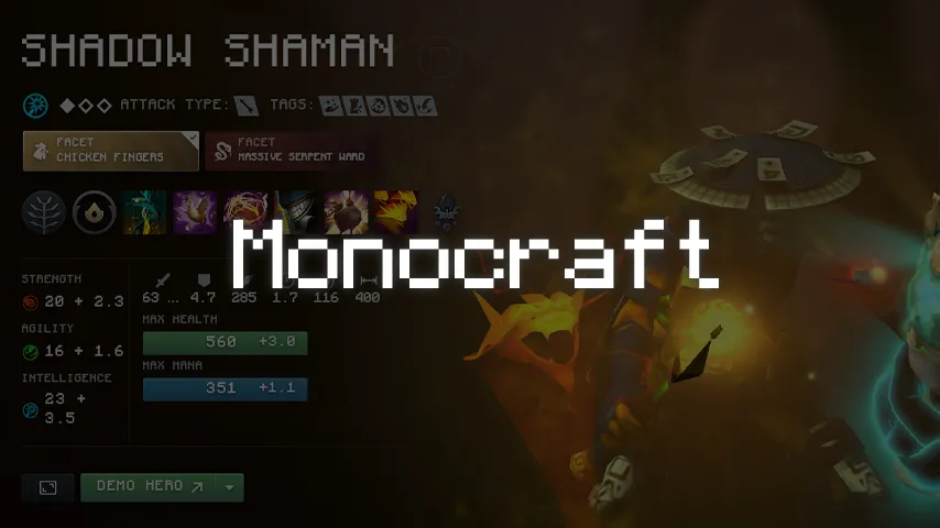 Monocraft Dota 2 mod preview