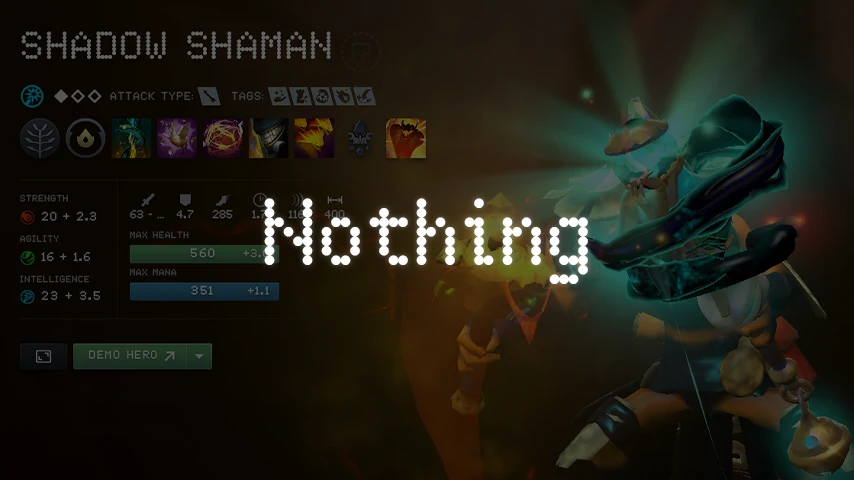 Nothing Dota 2 mod preview