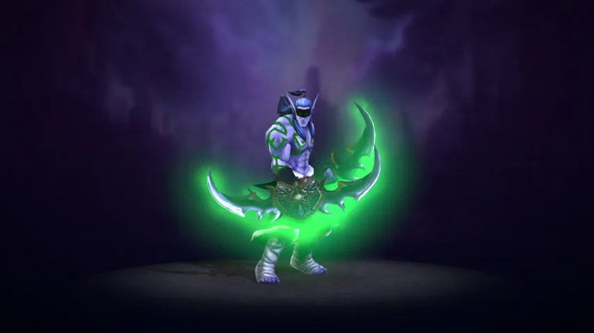 Anti-Mage Illidan Dota 2 mod preview