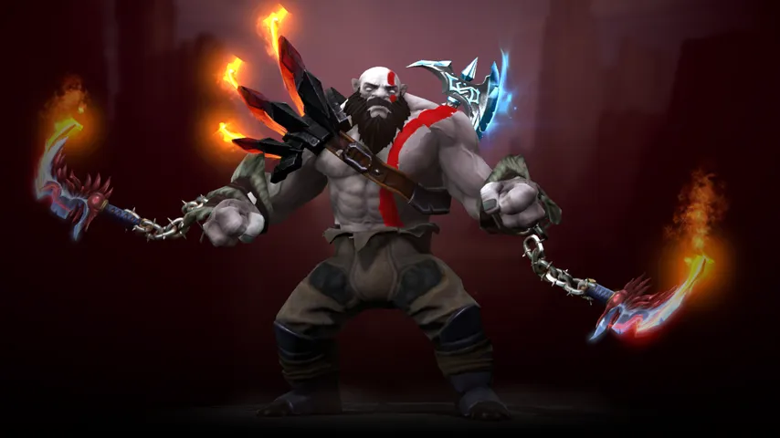 Axe Kratos Dota 2 mod preview