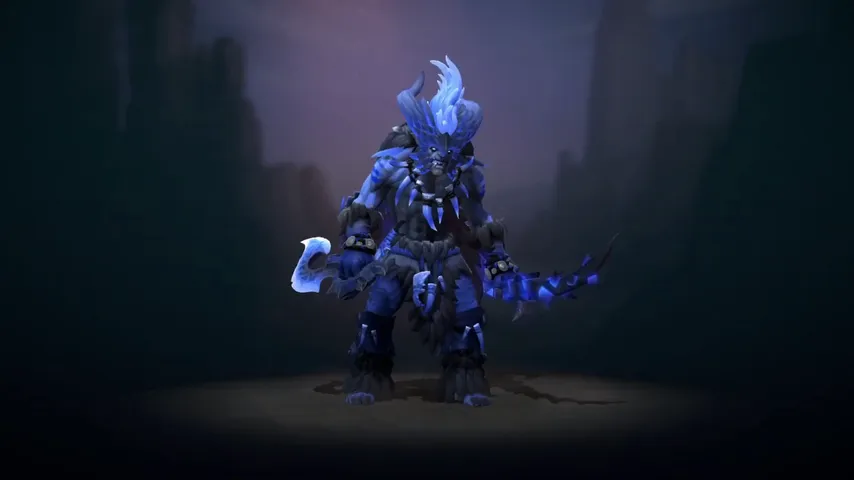 Blue Soul Huskar Dota 2 mod preview