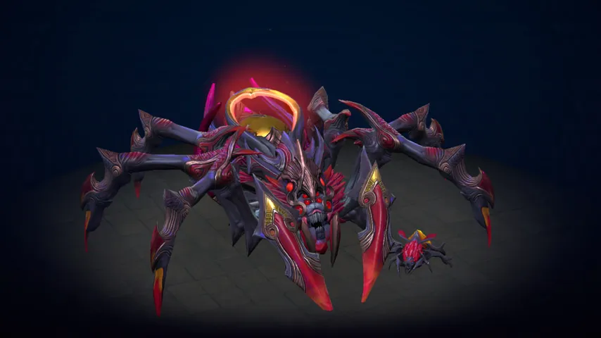 Broodmother Golden Orbweaver Dota 2 mod preview