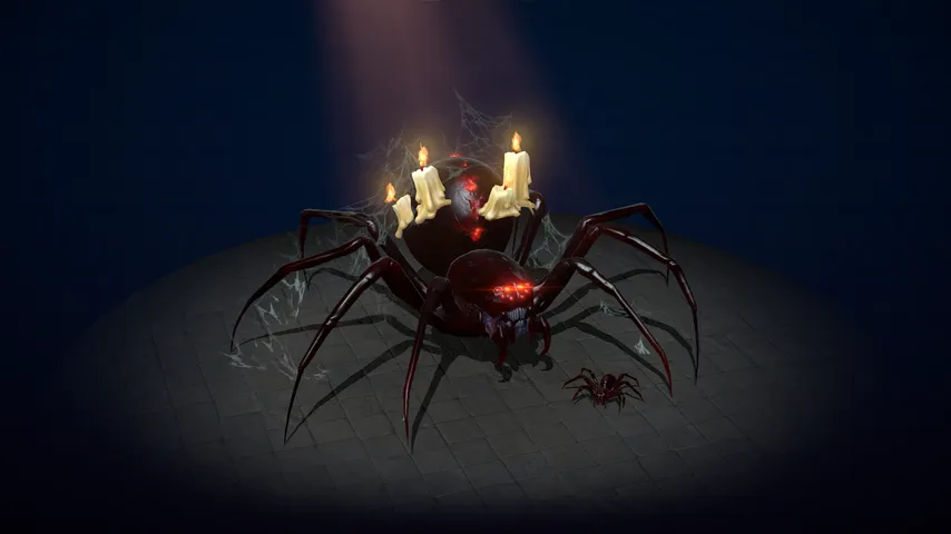 Broodmother Undermount Candles Dota 2 mod preview