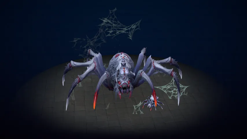 Broodmother White Widow Dota 2 mod preview