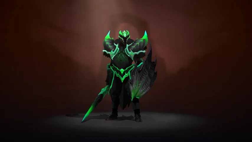 Emerald Dragon Knight Dota 2 mod preview