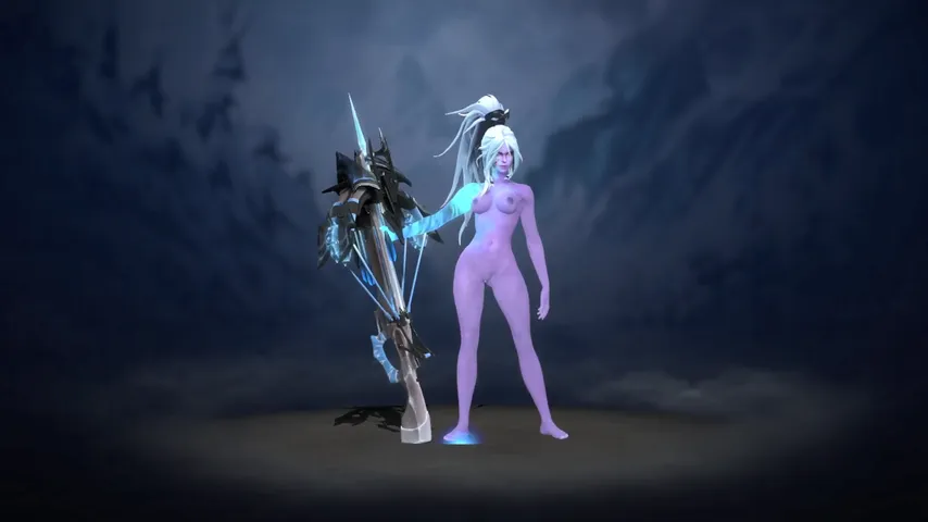 Nude Drow Ranger v2 Dota 2 mod preview