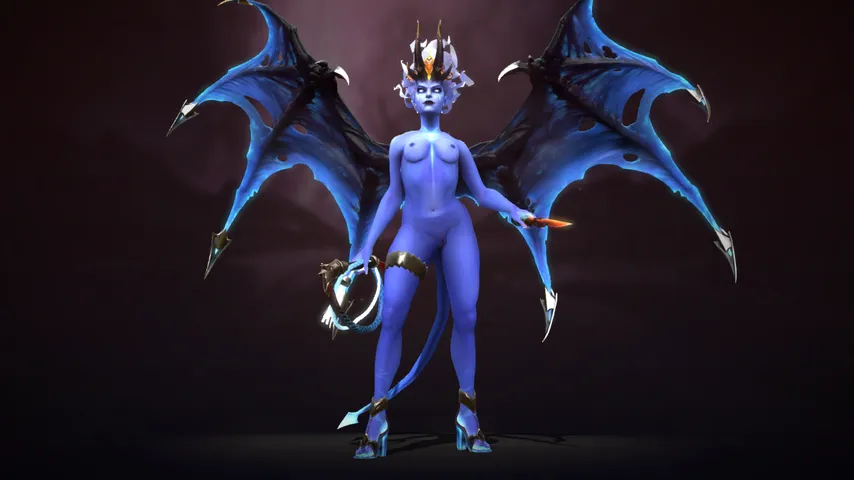 Nude Queen of Pain Dota 2 mod preview