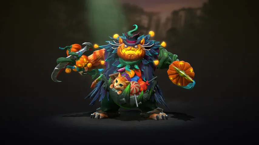 Pudge Candy Cat Dota 2 mod preview