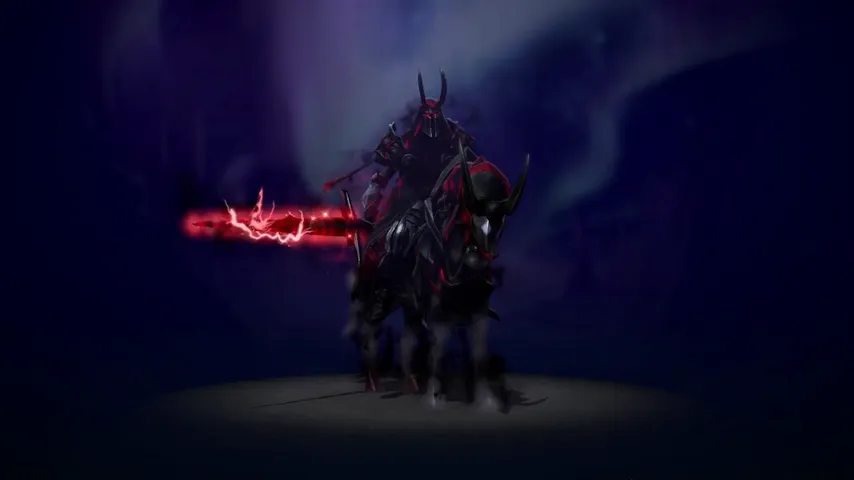 Red Abaddon Dota 2 mod preview