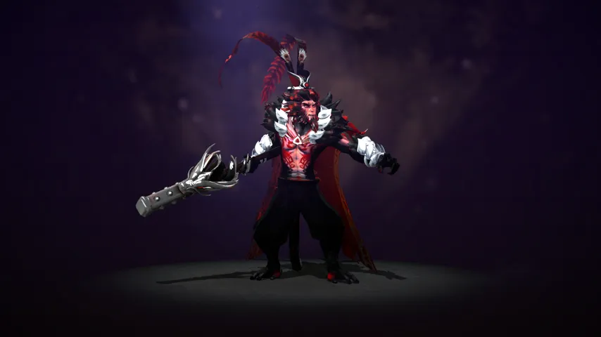 Red Monkey King Dota 2 mod preview