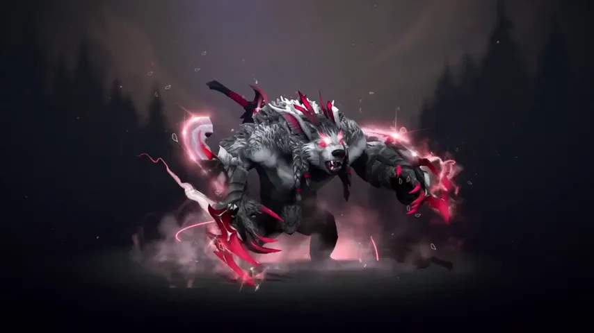 Ursa White and Red Dota 2 mod preview