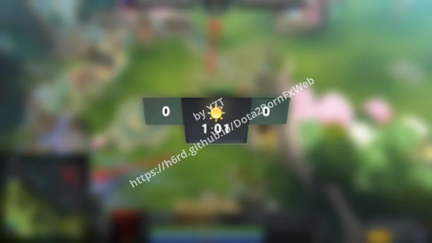 Larger Timer – Dota 2 Parts mod