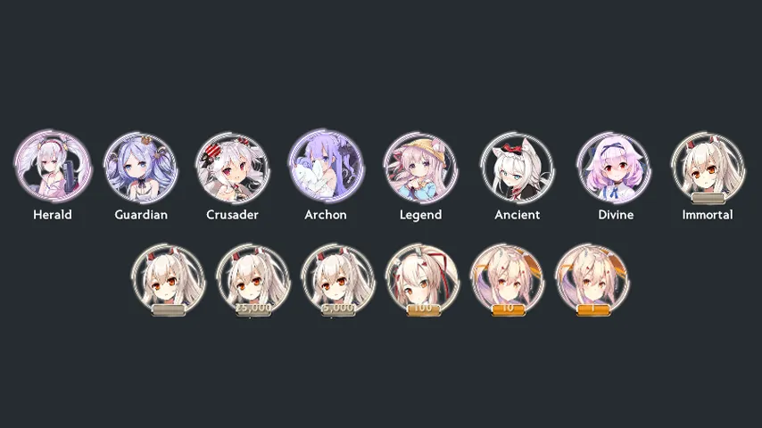 Azur Lane Medals Dota 2 mod preview