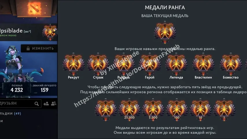 Immortal Ranks – Dota 2 Rank Icons mod