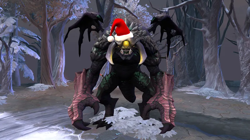 Santa Hat Roshan Dota 2 mod preview