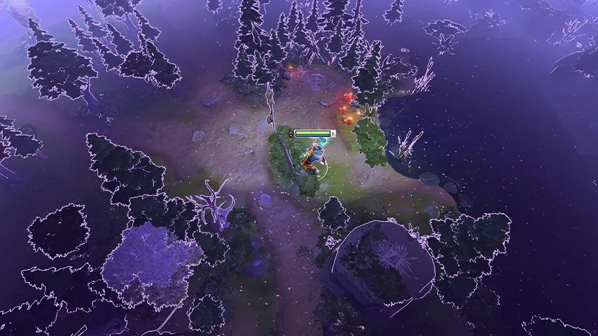 Purple Outline Dota 2 mod preview