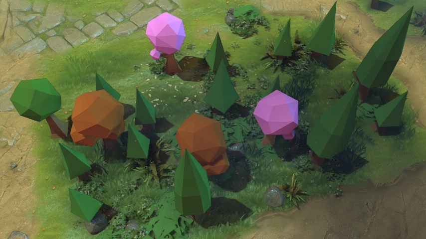 Cartoon Trees Dota 2 mod preview