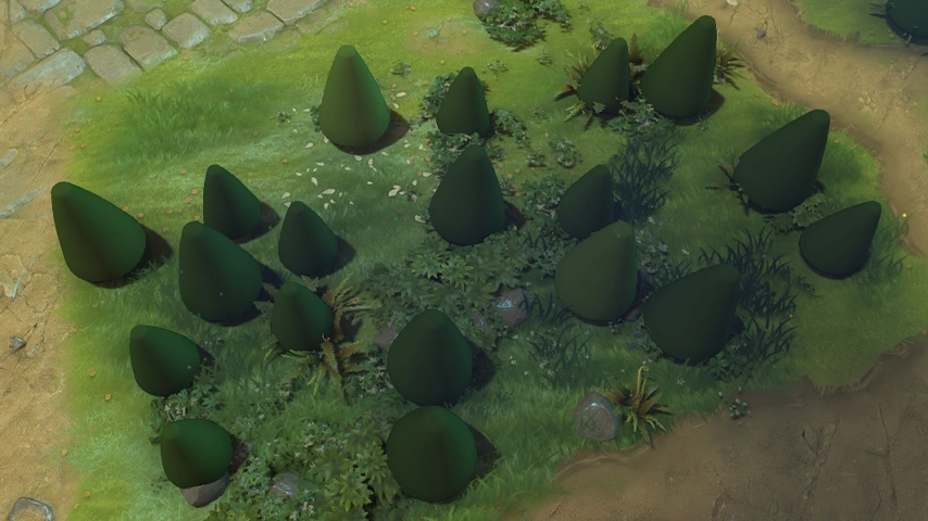 Cone Trees Dota 2 mod preview