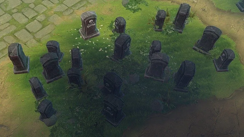 Gravestones Trees Dota 2 mod preview