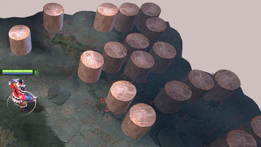 Logs Trees Dota 2 mod preview