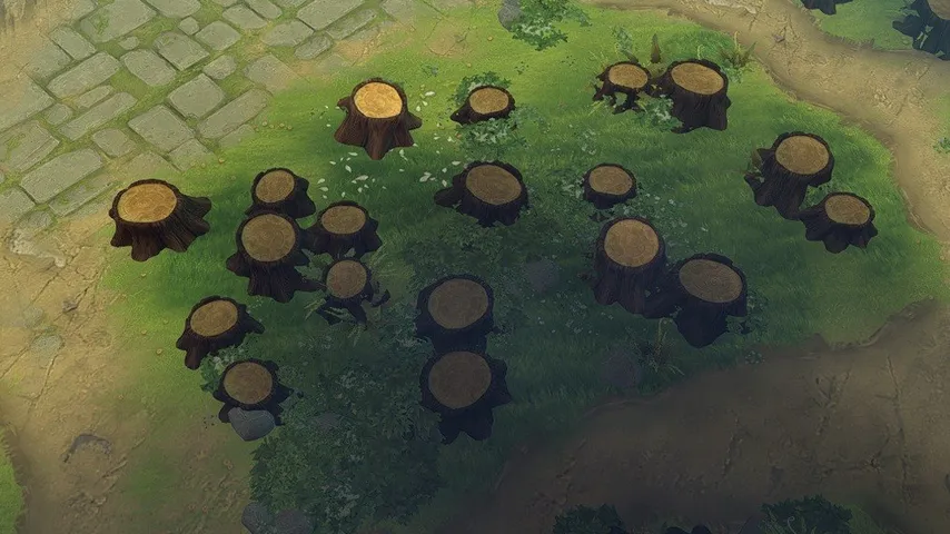 LowPoly Stumps Trees Dota 2 mod preview