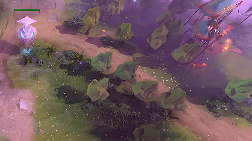 LowPoly Trees v1 Dota 2 mod preview
