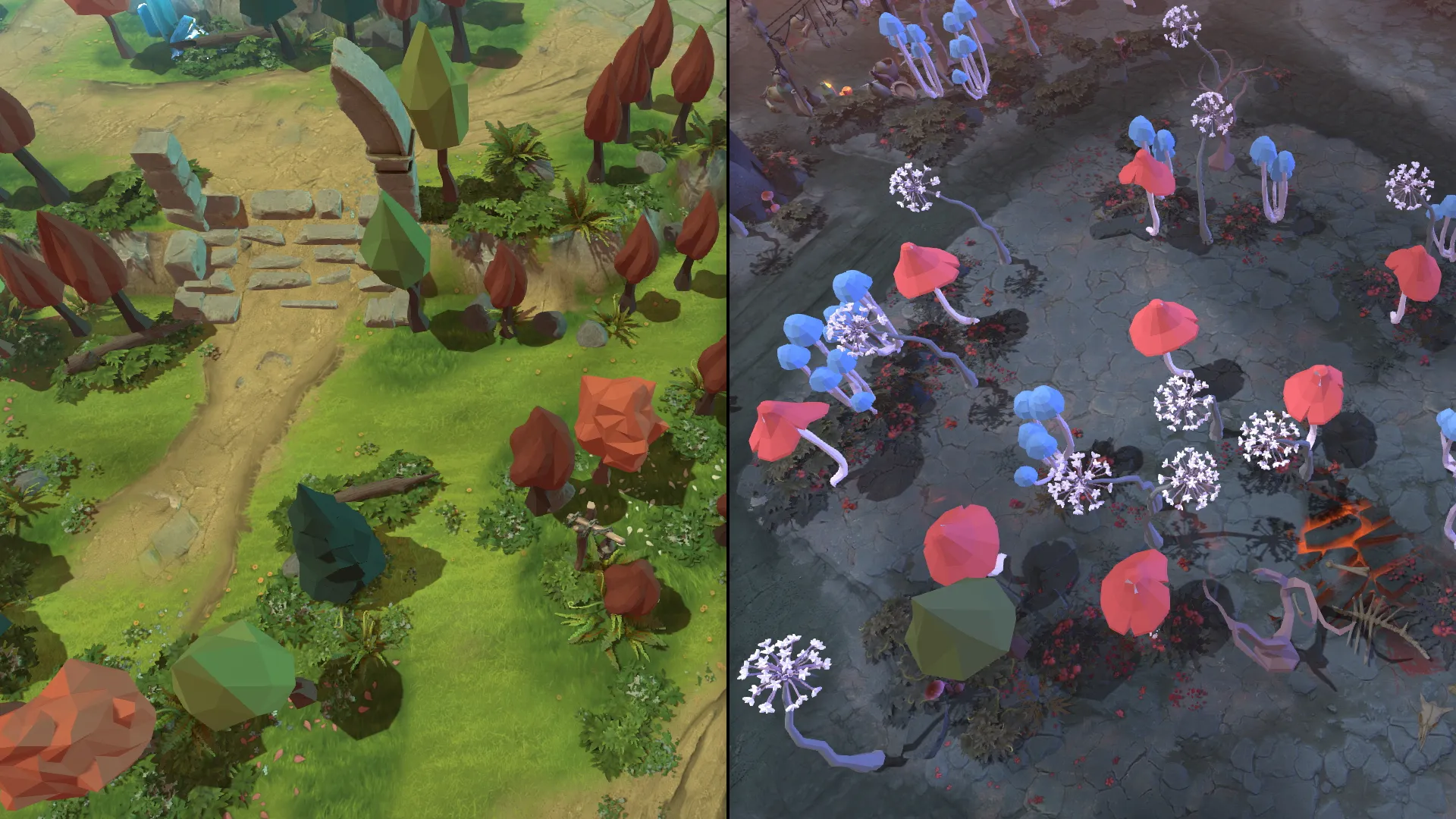 LowPoly Trees Dota 2 mod preview