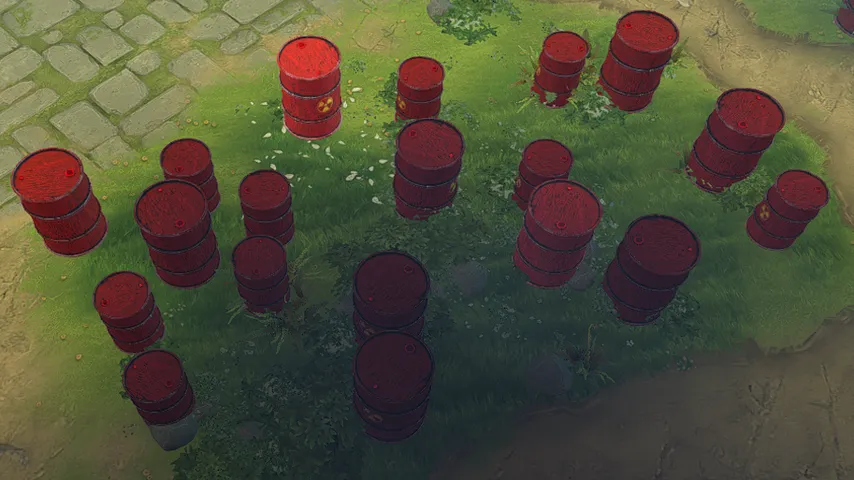 Metal Barrel Trees Dota 2 mod preview