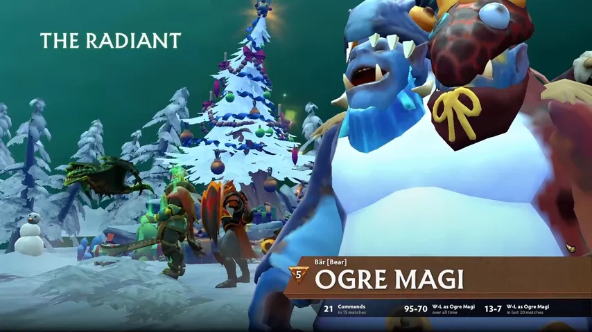 Winter Versus Screen Dota 2 mod preview
